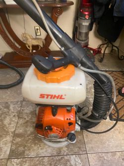 Title: STIHL SR 200 Backpack Mistblower / Chemical Sprayer video of it working