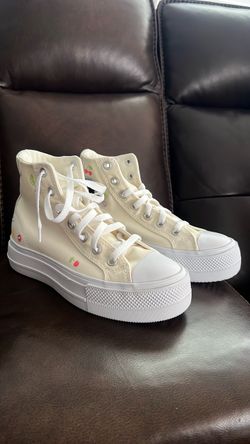 Converse W Chuck Taylor All Star Day One Fruit Market Shoes Egret A19325C US 7