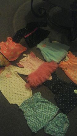 Baby girl lot new born 3 months all name brand