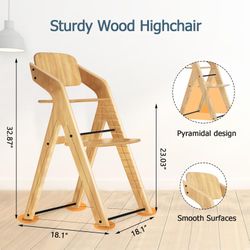 Wood High Chair