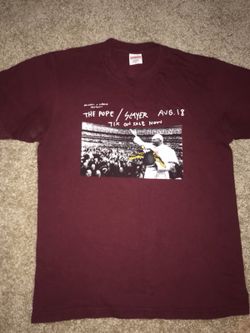 Pope/Slayer Tee sz M