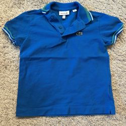 Boys Lacoste Polo Shirt 5 5T Xs