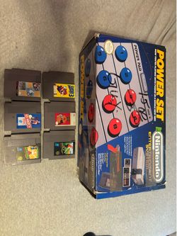 Vintage Nintendo NES Power Set CIB Complete w/ Power Pad + Games