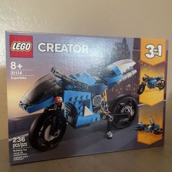  LEGO Creator 3in1 Superbike 31114 Toy Motorcycle Building Kit; Makes a Great Gift for Kids Who Love Motorbikes and Creative Building, New 2021 (236 P