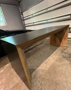 Restoration Hardware Bolinas Metal & Peroba Desk