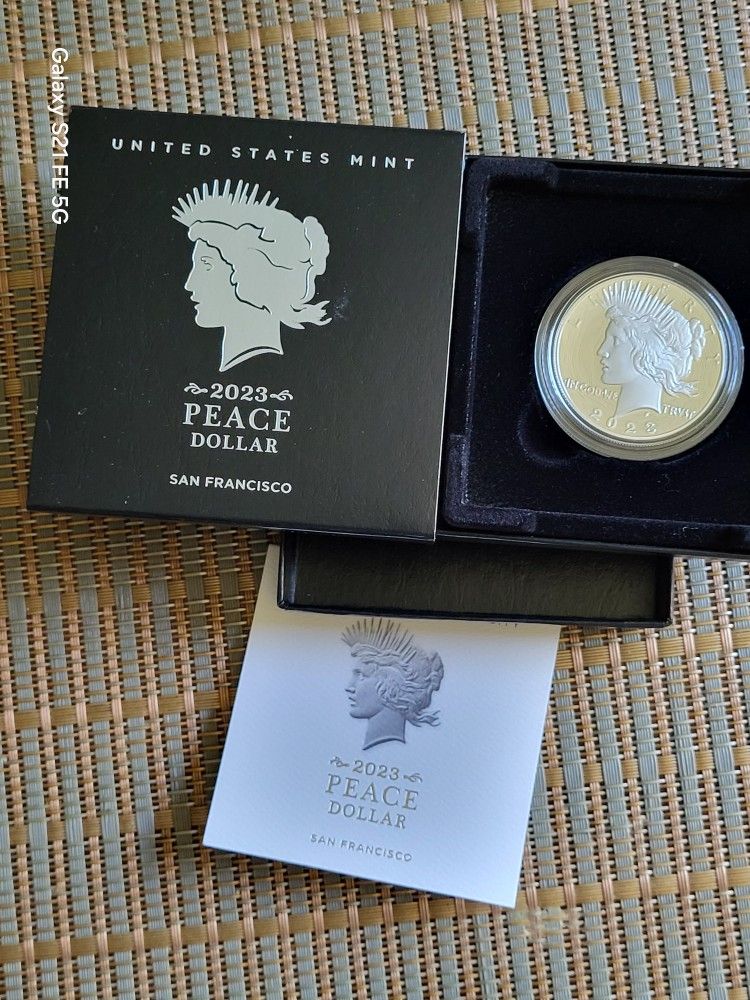 2023 Peace Silver WITH ALL BOXES AND PAPERS!
