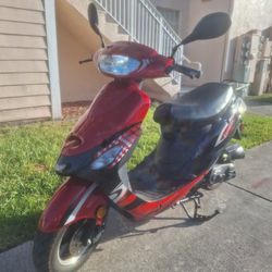 Red Scooter