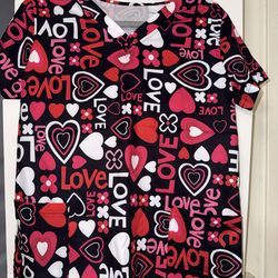 Scrubs top size small
