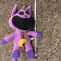 10”Poppy playtime/CatNap stuffed animal