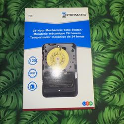 T103 Series DPST 24-Hour Mechanical Time Switch with Enclosure Sealed Timer