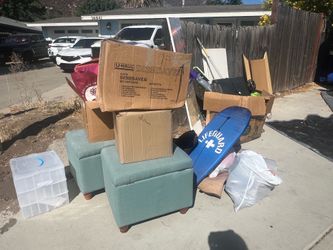 Free left over yard sale