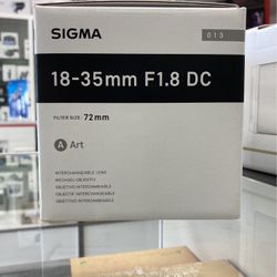 Sigma 18-35mm F1.8 Lens For Canon APS-C🎉Sale! Ends 9/29!