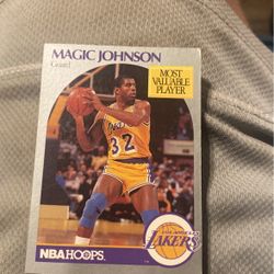 Magic Johnson Mvp card