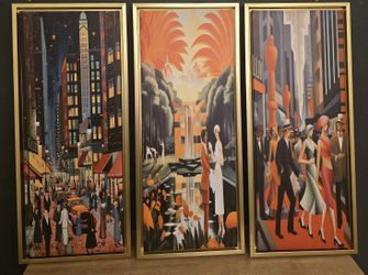Art Deco Retro Collage
