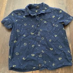 Boys Gaming Button Shirt Size 4/5 By Art Class #7