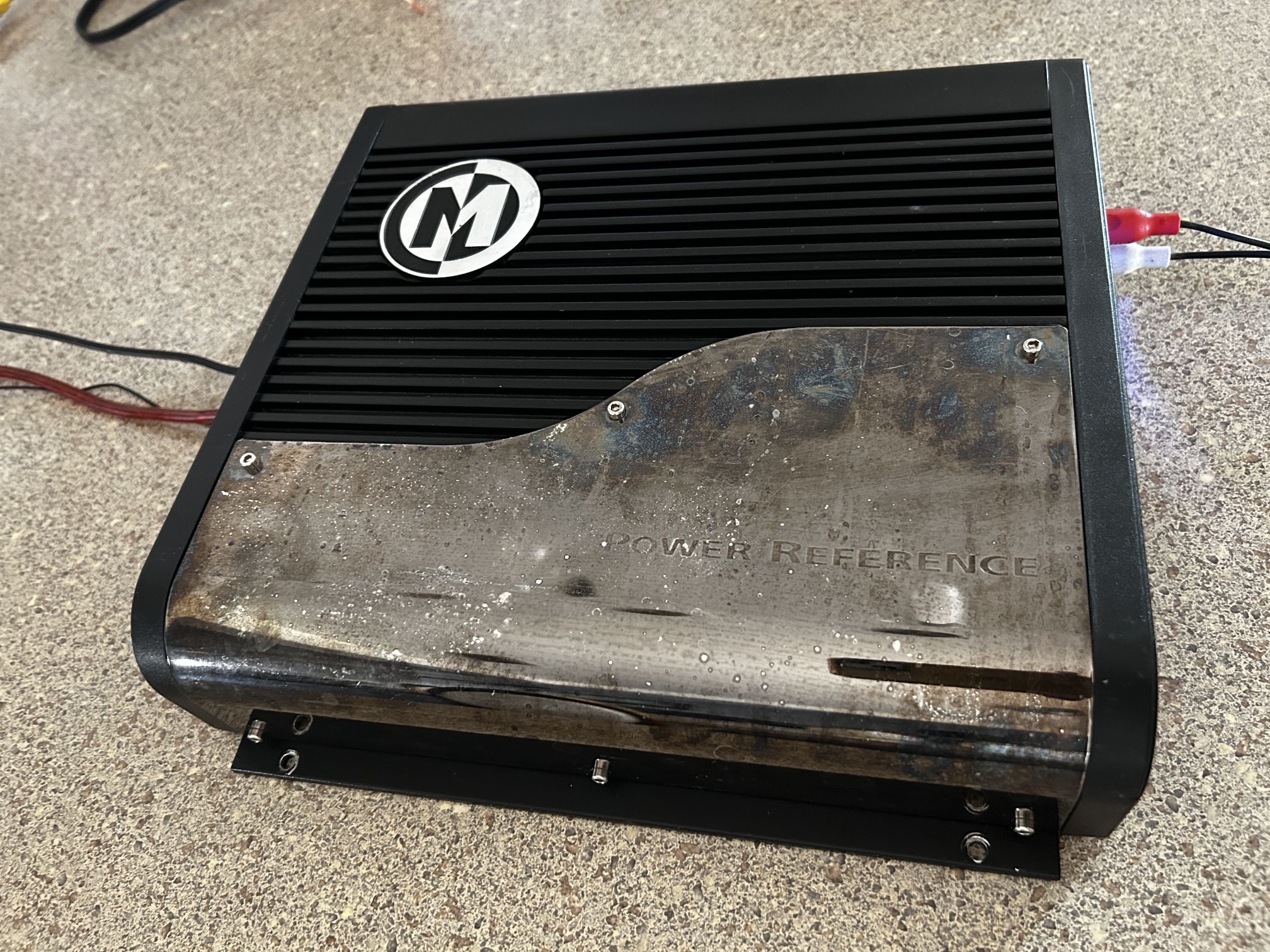 Compact Car Amplifier Memphis Power Reference Series Monoblock Amp Class D 1channel 500watts Rms and 1000w max peak power Subwoofer amp for Bass only