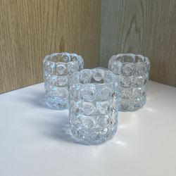 IKEA Glass Candle Holders