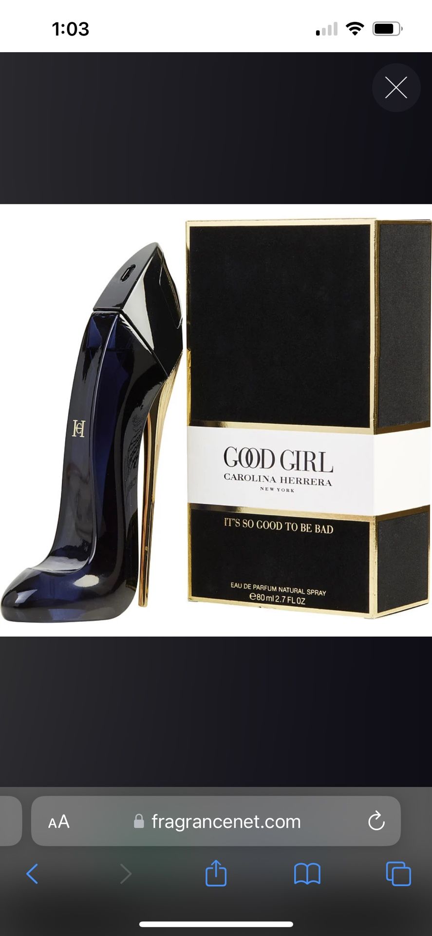 Good Girl Perfume By Carolina Herrera 