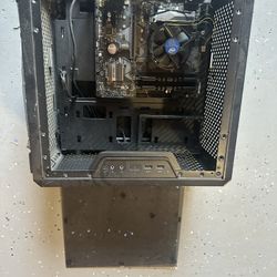 PC with motherboard, ddr4 ram, and a cpu 