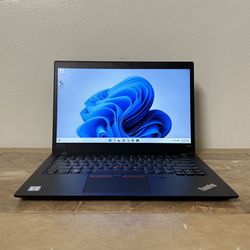 Business grade Lenovo ThinkPad T490s 14” inches Core i7 8th gen 8GB RAM 256GB SSD HDMI Full HD 1080p Windows 11  laptop computer