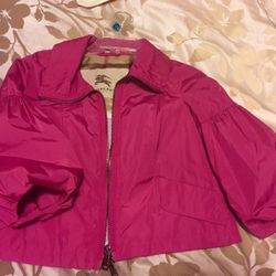Burberry London Fuchsia color Jacket