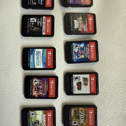 10 Nintendo Switch Games 