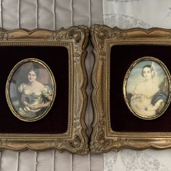 Vintage 2 Framed Victorian.