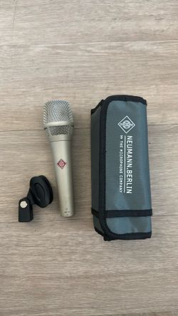 Silver Neumann Microphone Kms 105 P48 Set