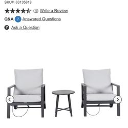 Reclining Patio Set 