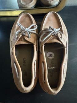 Sperry 2 Eye Leather Boat Shoes 10.5M