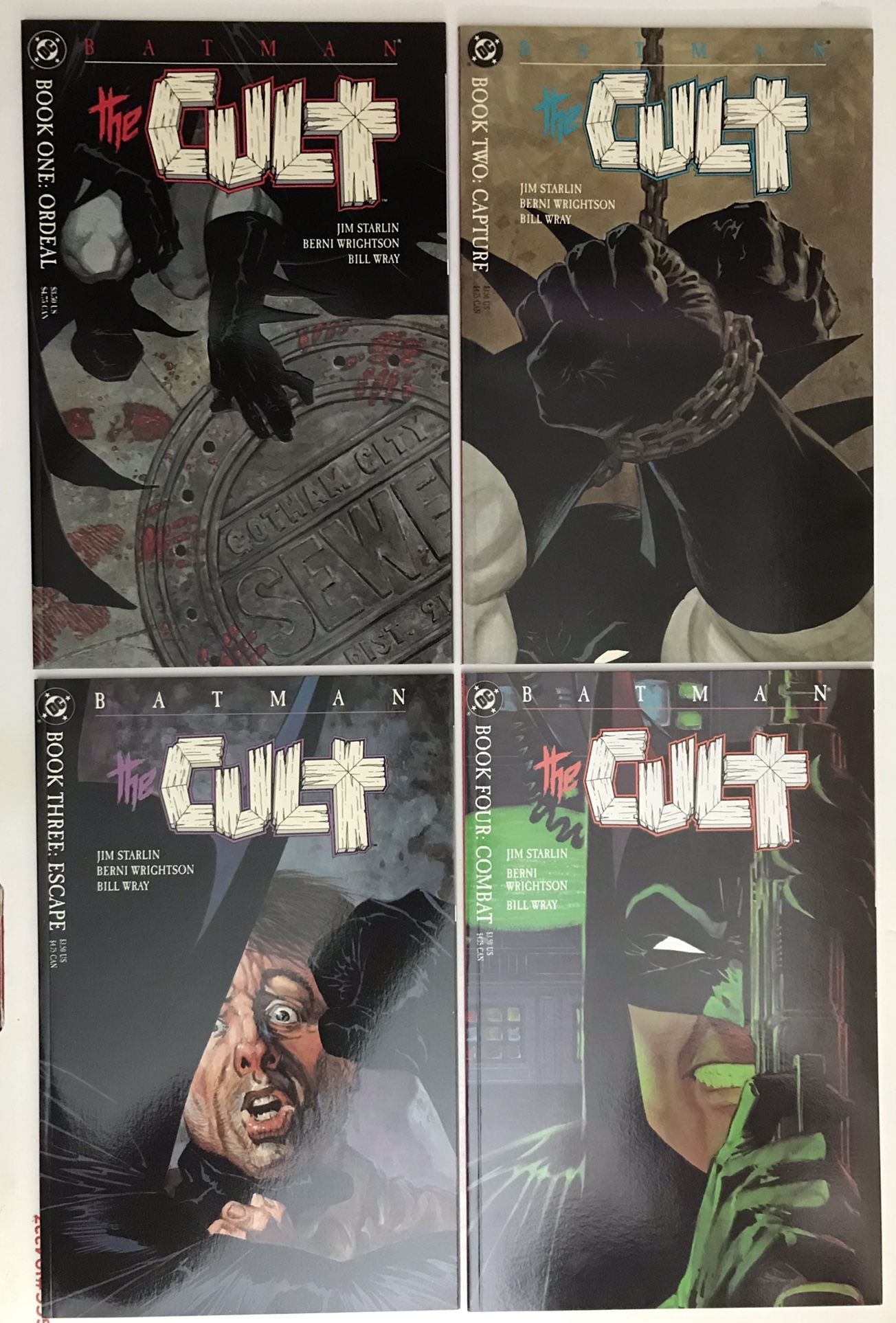DC Comics  - Batman : The Cult ….( Issues 1-4 )