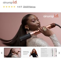 Dyson Airwrap i.d.™ multi-styler and dryer Curly+Coily (Amber silk)