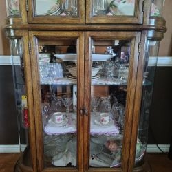 Armoire And China Hutch (  Dishes Not Included)