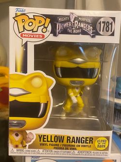 Funko Pop Yellow Ranger (glows in the dark)