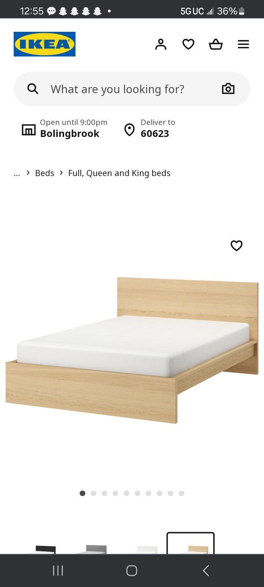 IKEA MALM BED 