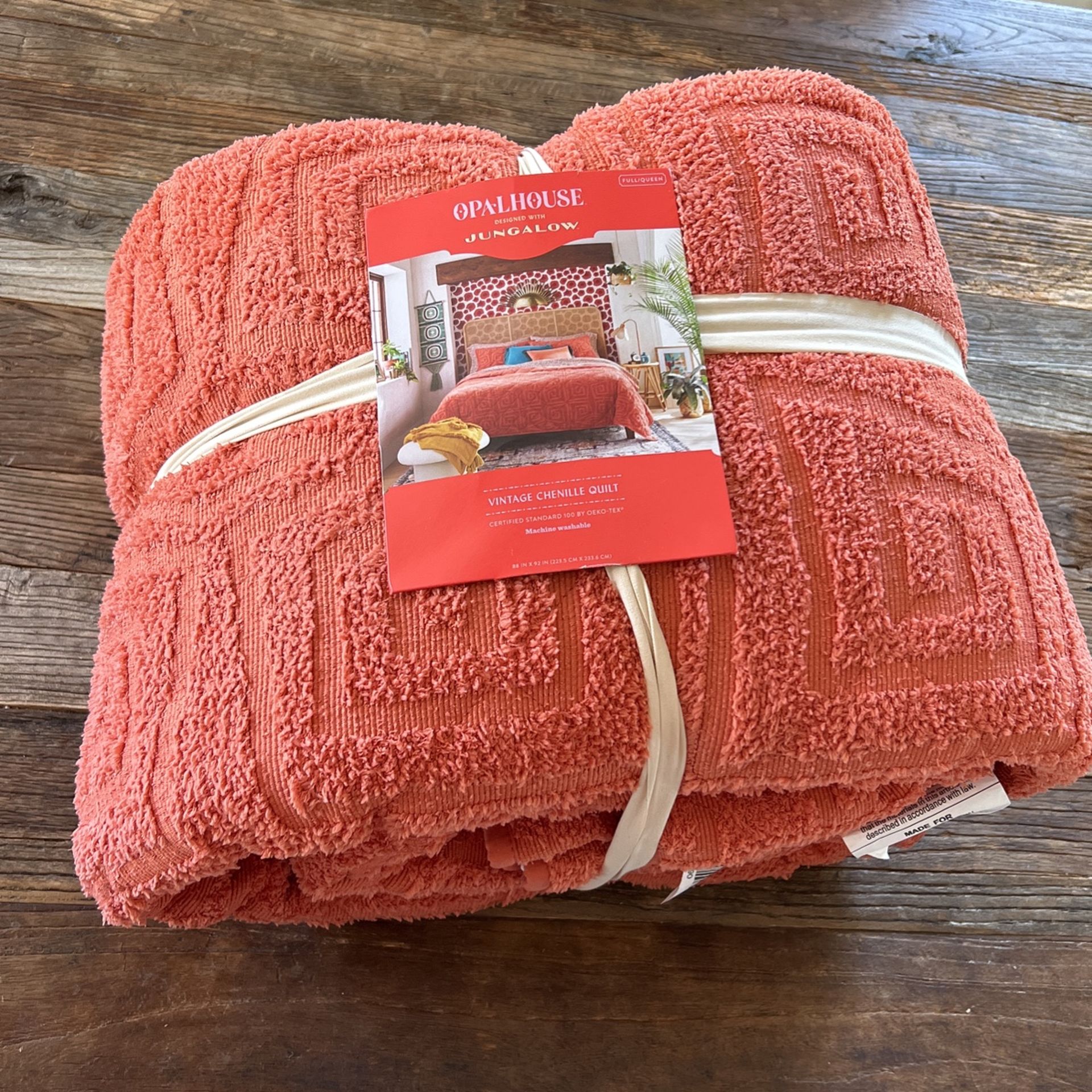 Target Opalhouse Jungalow Vintage Chenille Quilt Full Queen