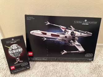 LEGO Star Wars UCS X-Wing Starfighter 75355 and Death Star II 40591