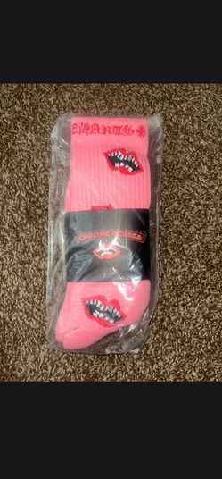 Chrome Hearts socks pink