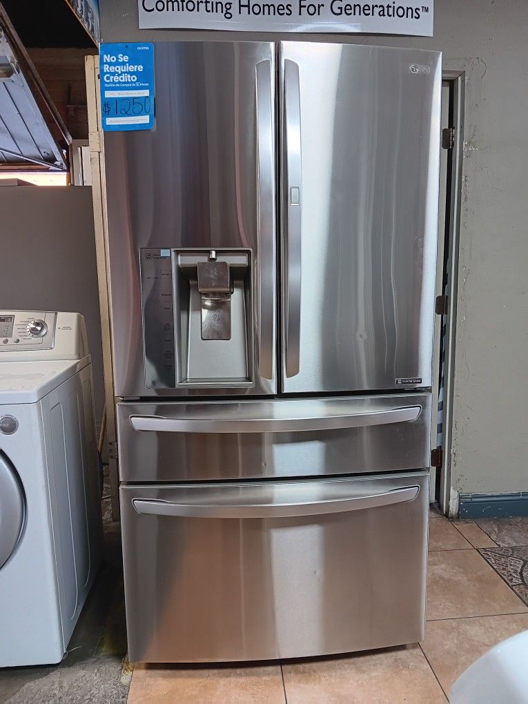 LG DOOR IN DOOR STAINLESS STEEL REFRIGERATOR