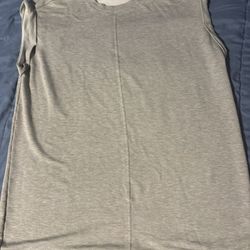 Calvin Klein Men's Gray Sleeveless Tank Top 1X Crew Neck Activewear