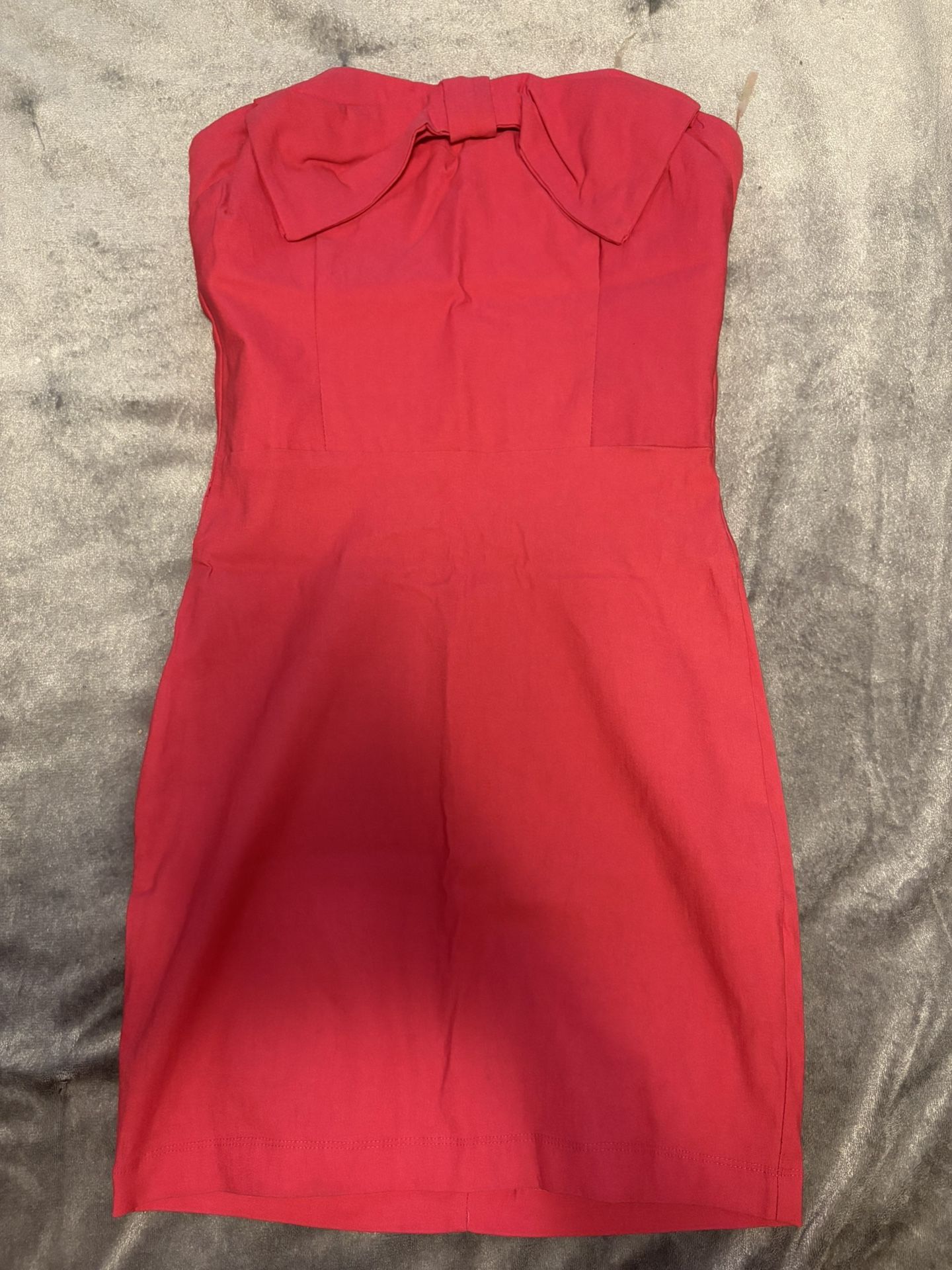 Bow Strapless Dress