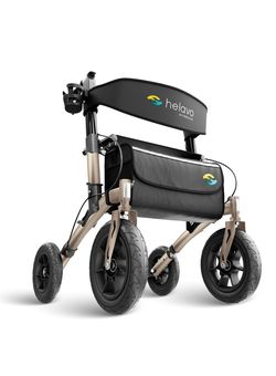 NEW IN BOX - Helavo H1042 All-Terrain Outdoor Rollator Walker with Air Tires