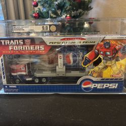 Optimus Prime - 2007 Botcon Pepsi Exclusive - AFA Graded  9.0 Uncirculated