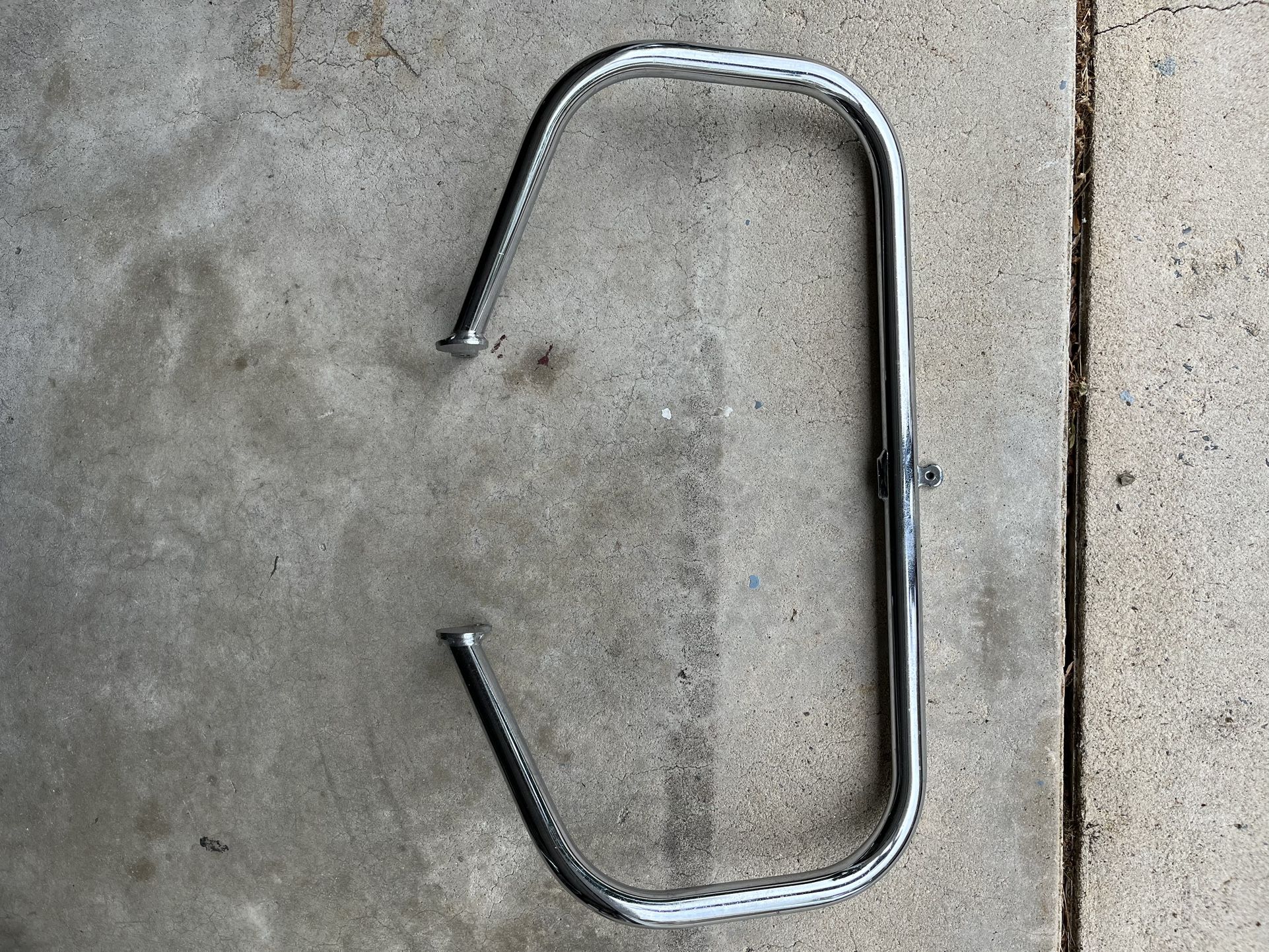Crash Bar With Derby Cover /gas Cover