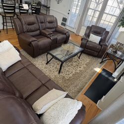 3pc  Reclining Sofa Set 