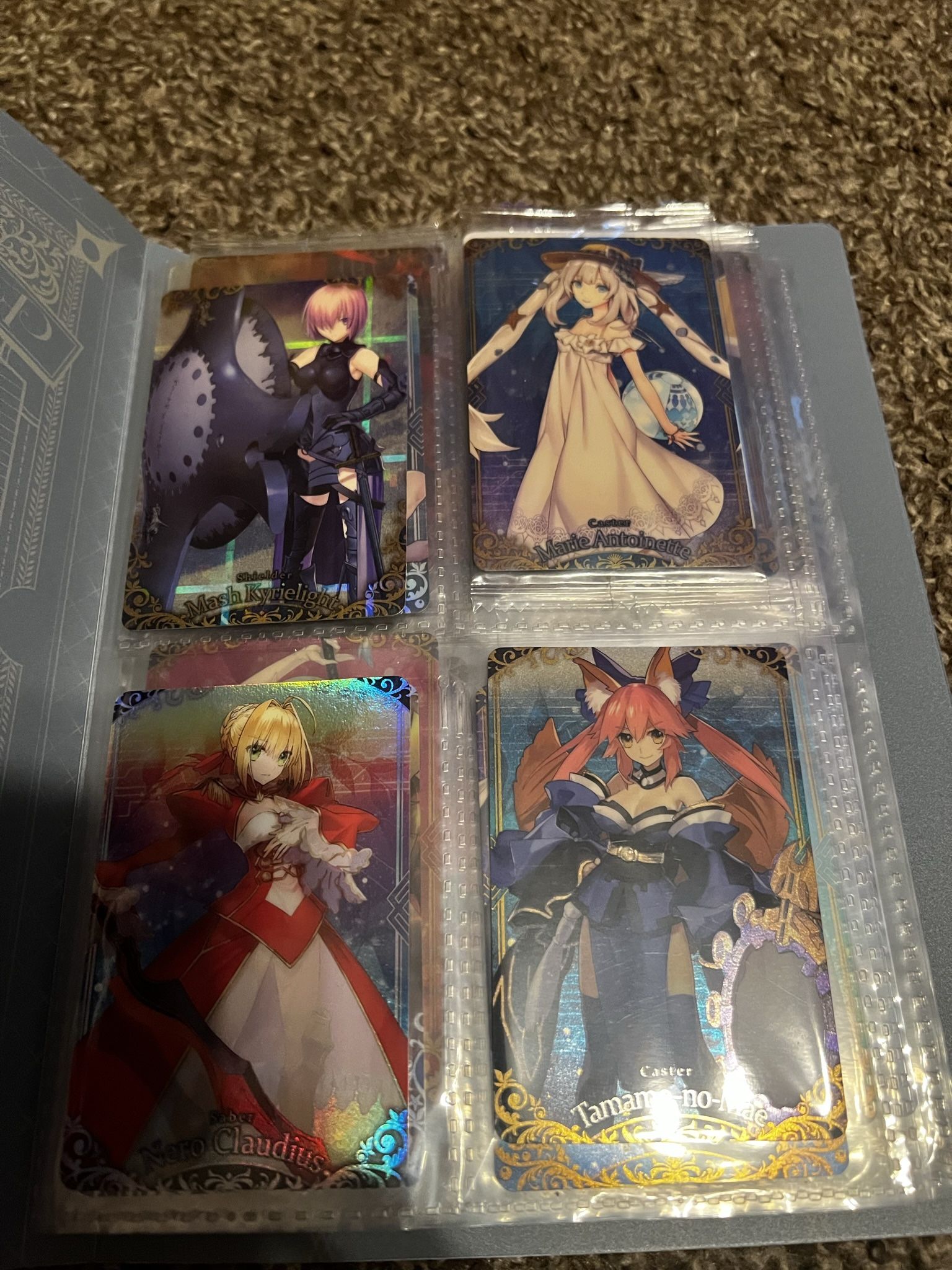 Fate Grand Order Wafer Cards And Binder