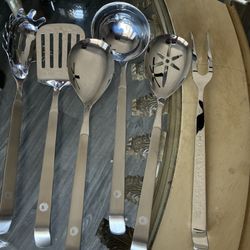 Brand New Royal Prestige 6PC Kitchen Tool Set Stainless Steel Silver