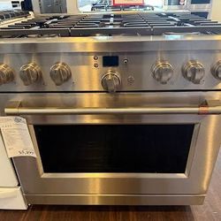 GE Cafe 36 In. Gas Range