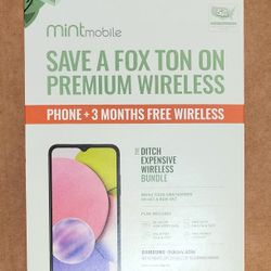 Samsung AO3s Plus Free 3 Months Free Unlimited Mint Mobile Wireless Plan