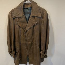 Vintage Leather Jacket/Coat